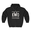 Knuck World Order (KWO) Full-Zip Hoodie — “The Knuckle-Maniac” Graphic